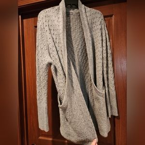 Britons & Ivy gray cardigan. Size L